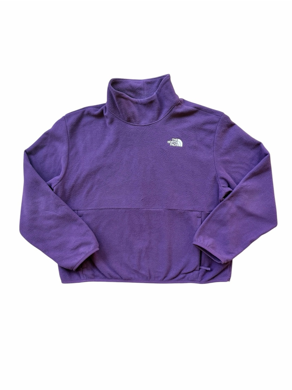 The North Face Women’s Mock Neck Purple Fleece Pullover